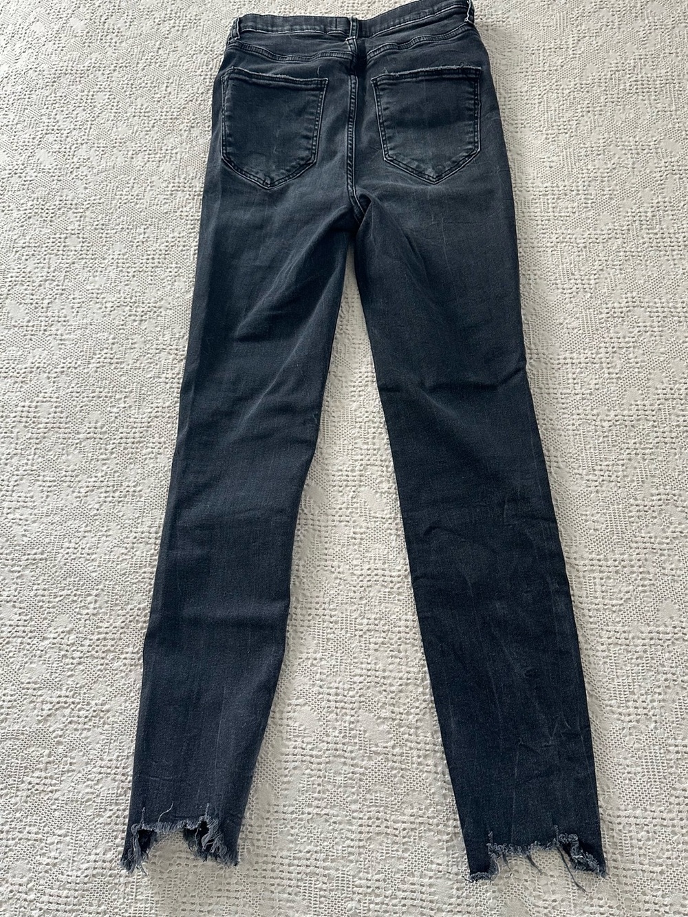 River Island Black High-Rise Skinny Jeans 10